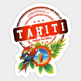 TAHITI Cool Beach Sticker